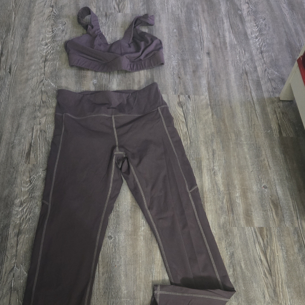 Vuori Purple High-Rise Leggings